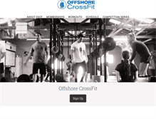 Tablet Screenshot of offshorecrossfit.com